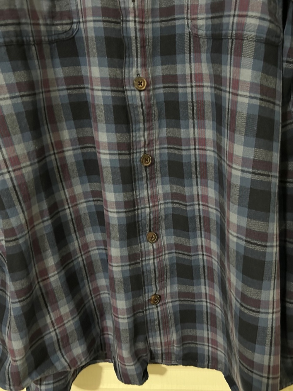 Duluth Trading Co. Men's 2XL Tall Plaid Flannel Shirt Long Sleeve Cotton - Picture 5 of 13